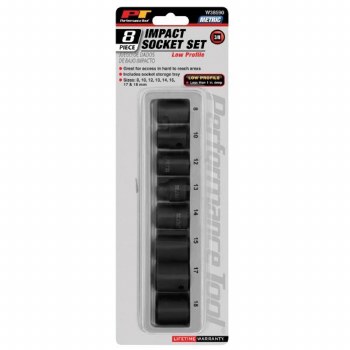8PC LOW PROFILE METRIC SKT SET