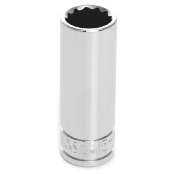 15MM x 3/8" DR DEEP CHROME SOCKET 12PT