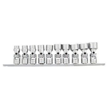 10PC 3/8" DR METRIC FLEX SOCKET SET