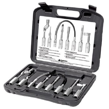 7PC CORDLESS GREASE GUN ACC