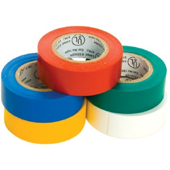 5PK COLORED ELECTRICAL TAPE