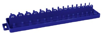 3/8" DR  SOCKET METRIC TRAY