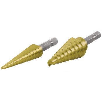 2PC STEP TITANIUM DRILL SET
