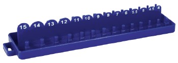 1/4 IN DR SOCKET METRIC TRAY
