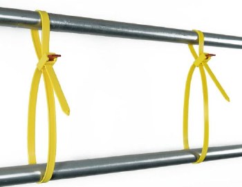 29.5" QUICK TIE, YELLOW, 5 PK