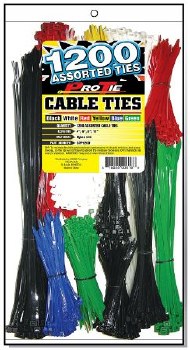 1200pc WIRE TIE ASS'T 4,6,8,11