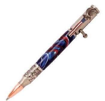 LIBERTY BOLT ACTION PEN PEWTER