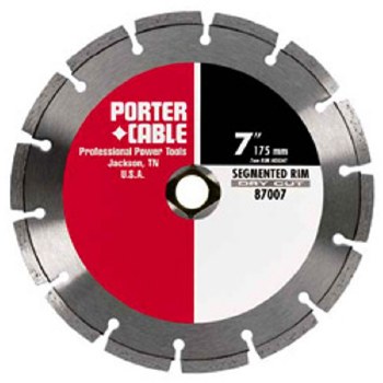 DNR-7" DRY CUT SEG RIM DIAM BL