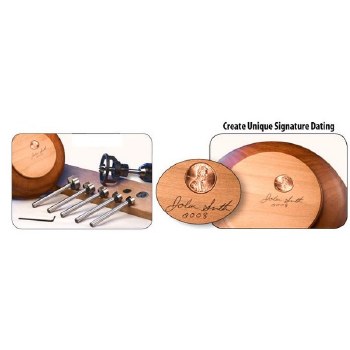 6 PC COIN FORSTNER BIT SET & S