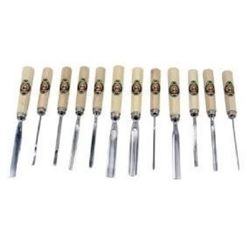 12PC WOOD CARVING SET