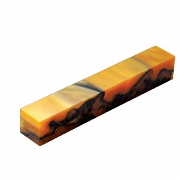 ACRYL PEN BLANK BLK&GOLD