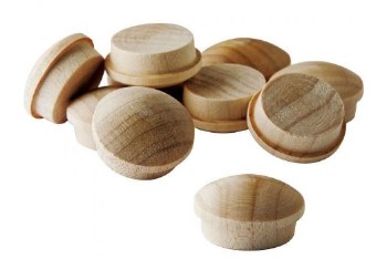 3/8" CHERRY BUTTON CAP PLUGS