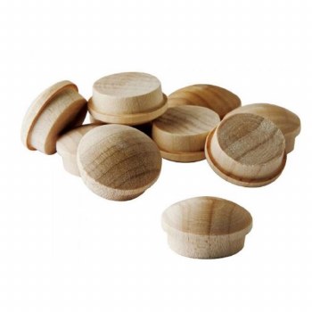 SCREW HOLE BUTTN-3/4 BIRCH