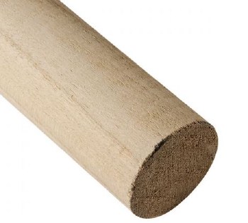 "CHERRY DOWEL ROD - 1"""