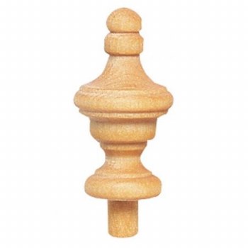 FINIAL BIRCH-3/8 TENON HOLE