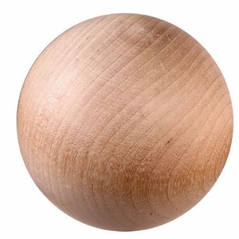 "3""FULL ROUND WOOD BALL"