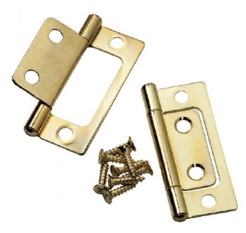 "BRONZE NO-MORTISE HINGE 2"""