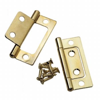 "BRASS NO-MORTISE HNGE 2-1/2""