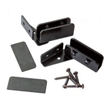 GLASS DOOR HINGE - BLACK