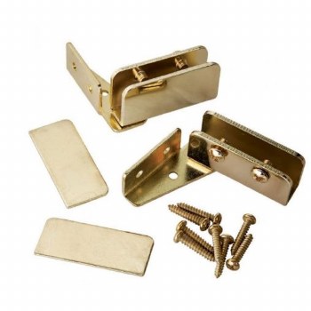 GLASS DOOR HINGE - BRASS