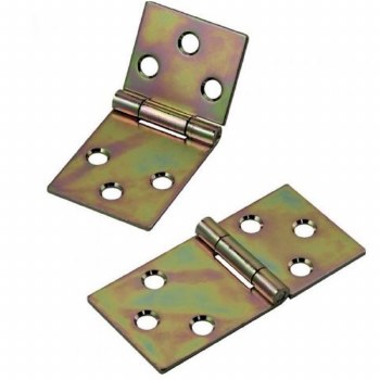 YELLOW ZINC PLATED TABLE HINGE