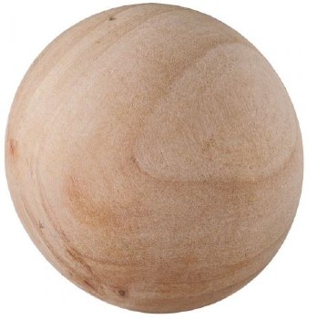 "ROUND WOOD BALL 2-1/4"""