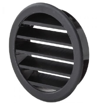 "GROMMET RND VENT BLK 3"""