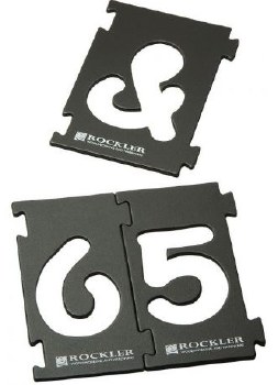 4-1/2" SIGN NUMBERS TEMPLATES