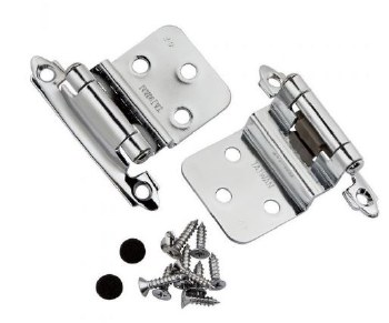 "HNG3/8"" INSET SURF MNT CHROM