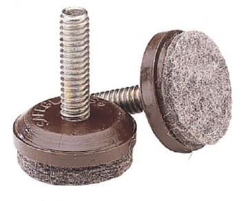 1/4-20 FELT BOTTOM LEVELER / 4