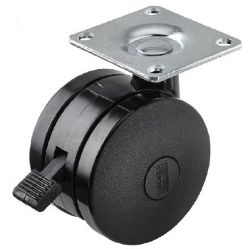 75MM HD TWIN WHEEL LKG CASTER