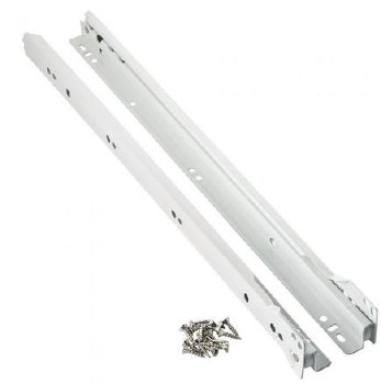"18"" WHITE DRAWER SLIDE"