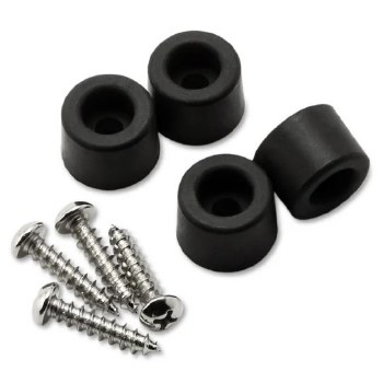 Screw-On Case Feet, Black