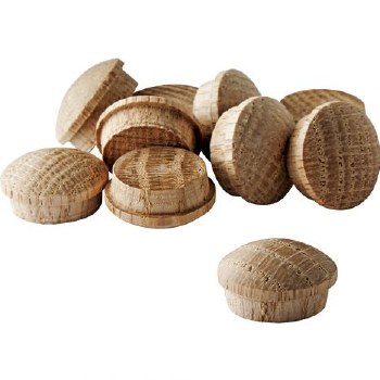 "1/4"" X 3/8"" OAK BUTTON"