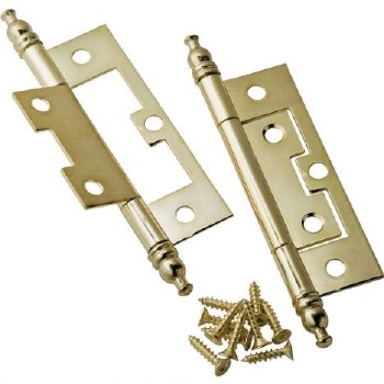NO MORT FIN HNG 3 9/16 BRASS