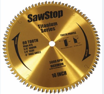 10" 80T TITANIUM SERIES BLADE