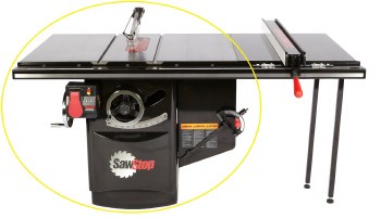 5HP INDUSTRIAL 3PH CABIENT SAW ONLY 480V
