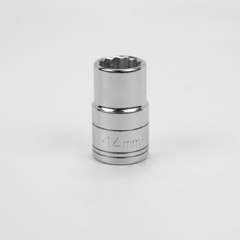 Socket Chrm 1/2Dr St 12PT 14MM