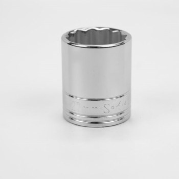 Socket Chrm 1/2Dr St 12PT 27MM