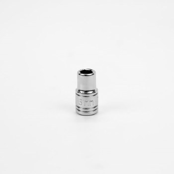 Socket Chrm 1/4Dr St 6PT  6MM