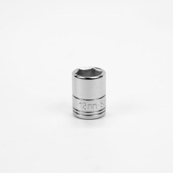 Socket Chrm 1/4Dr St 6PT 12MM