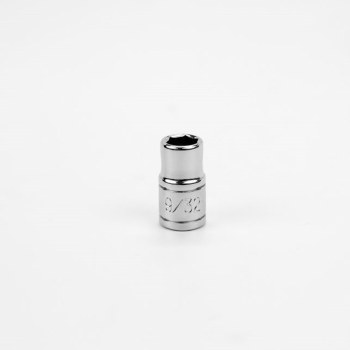 Socket Chrm 1/4Dr St 6PT 9/32