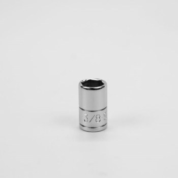 Socket Chrm 1/4Dr St 6PT 3/8