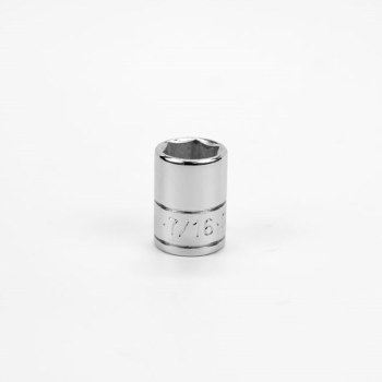 Socket Chrm 1/4Dr St 6PT 7/16