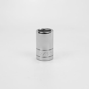 Socket Chrm 1/2Dr St 6PT 5/8
