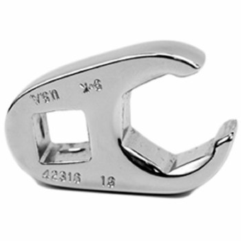 Wrench Crowfoot Flare Nut 3/8Dr FlPl 6PT 16