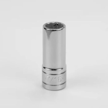 Socket Chrm 3/8Dr Dp 12PT 7/16