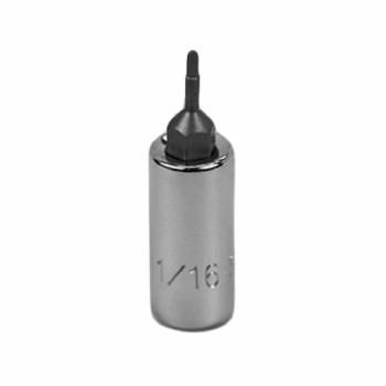 Socket Chrm 1/4Dr Hex 1/16