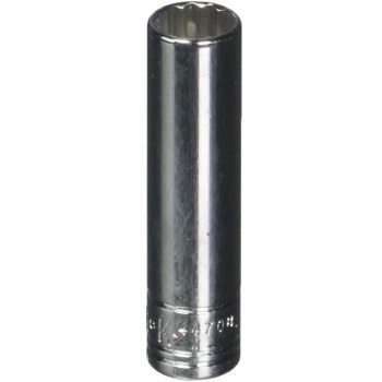 Socket Chrm 1/4Dr Dp 12PT  9MM