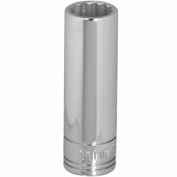 Socket Chrm 1/4Dr Dp 12PT 11MM